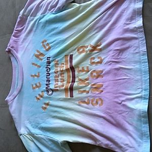 Short sleeve crop top